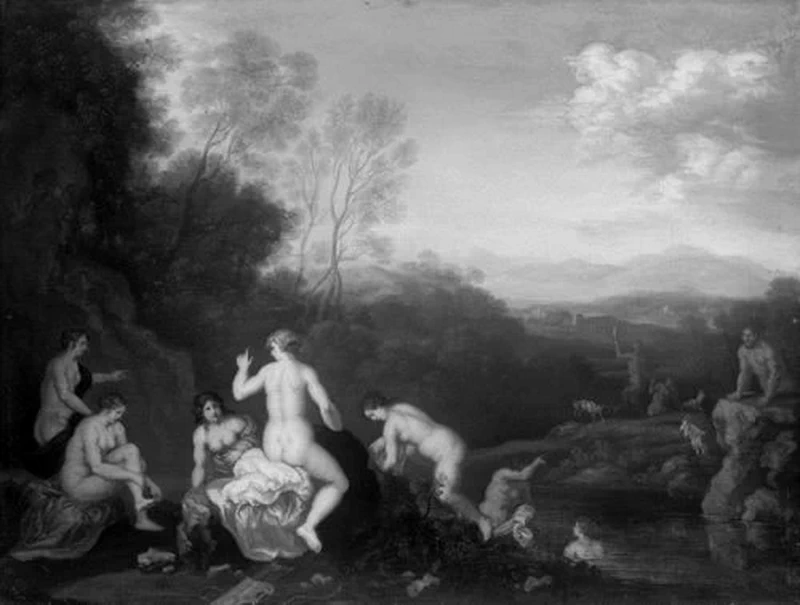 Ninfe bagnanti sorvegliate da un fauno - Museum Staatliche Kunsthalle Karlsruhe